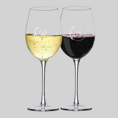 Customized Wine Glasses for Couples