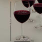 Logoed Wine Glasses Engraved Custom Drinkware Barware - Calligraphy
