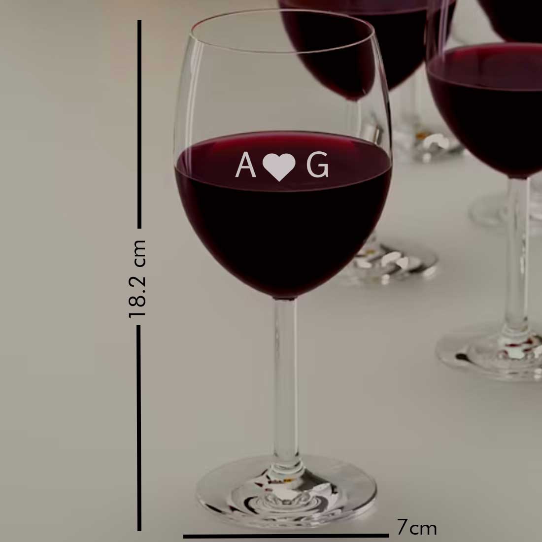 Customisable Wine Glass