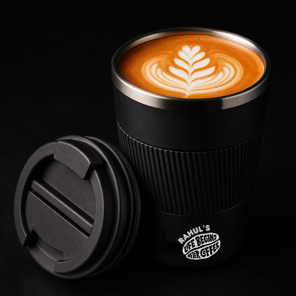 Personalized Tumblers with Names for Coffee, Tea 500ml