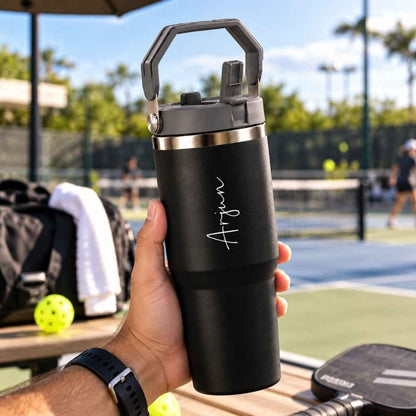 Nutcase Customized Tumbler with Names 900ml - BPA-free Insulated Sipper Bottle