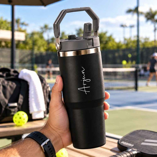 Nutcase Customized Tumbler with Names 900ml - BPA-free Insulated Sipper Bottle