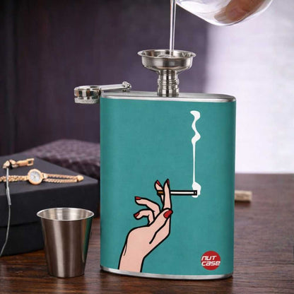 Hip Flask  -  No Smoking ! Gifts For Her