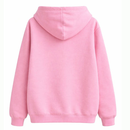 Custom Pink Hoodie with Name – Classic Sweatshirt for Everyday Wear