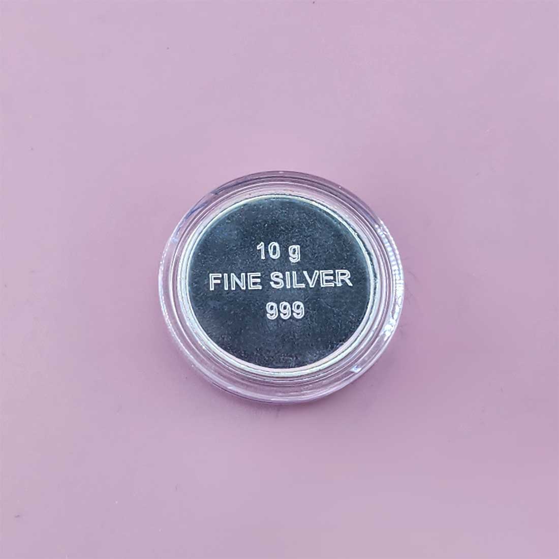 Diwali Gift Box with Custom Silver Coin Hamper Dry Fruits Silver Coin Chocolate & Candle