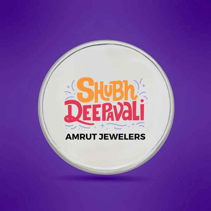 Custom Silver Coin For Diwali Gifts 999.9 Purity 10 Grams - Shubh Deepavali