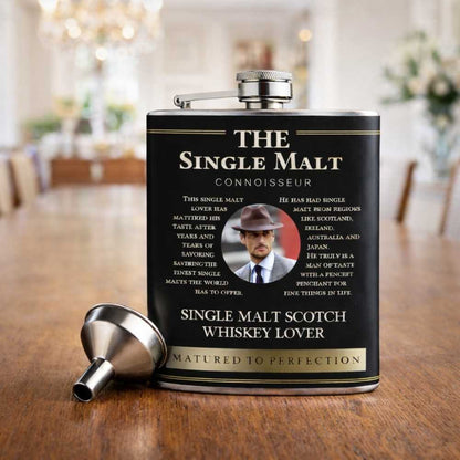 Hip Flask with Funnel-The Single Malt