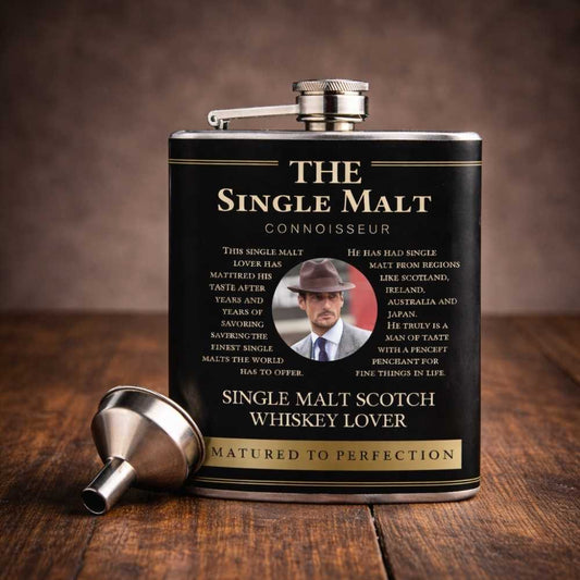 Hip Flask with Funnel-The Single Malt