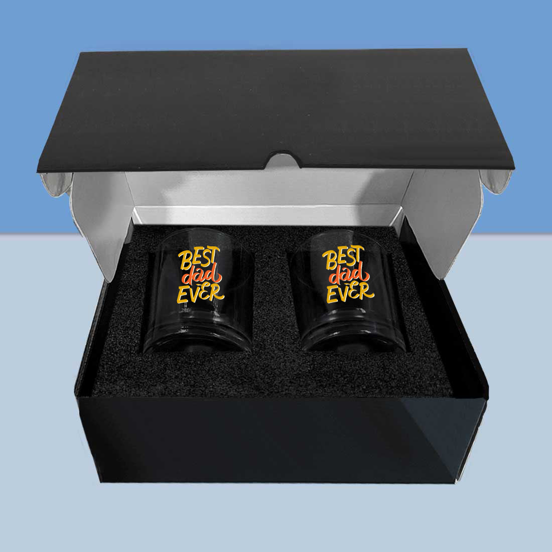 Dad Father’s Day Gifts – Set of 2 Whiskey Glasses – Unique Gift for Him