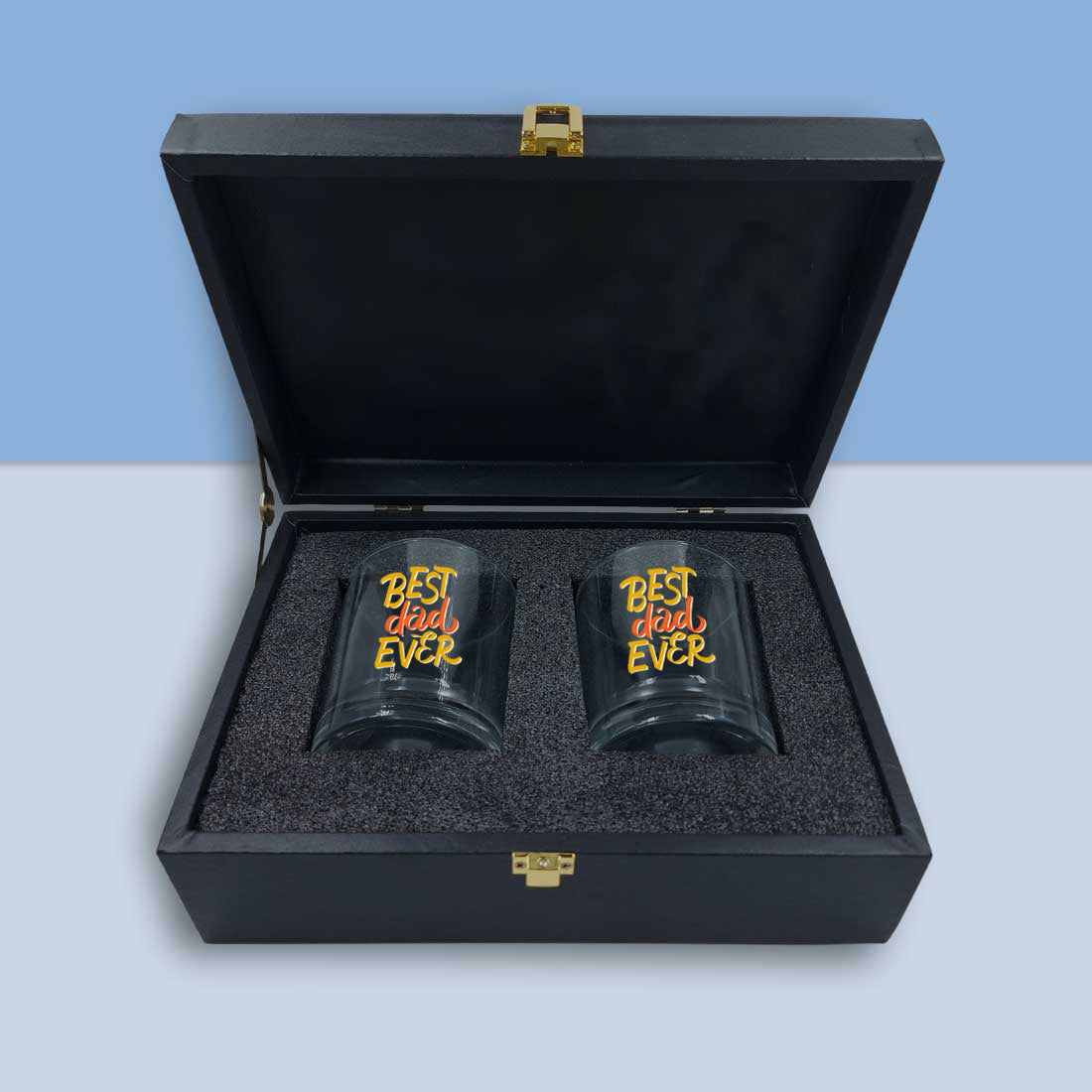Dad Father’s Day Gifts – Set of 2 Whiskey Glasses – Unique Gift for Him