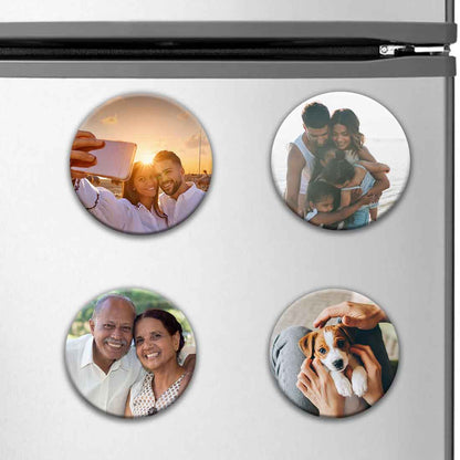 Personalised Fridge Magnets Photo Magnets for Fridge-7.5 cm