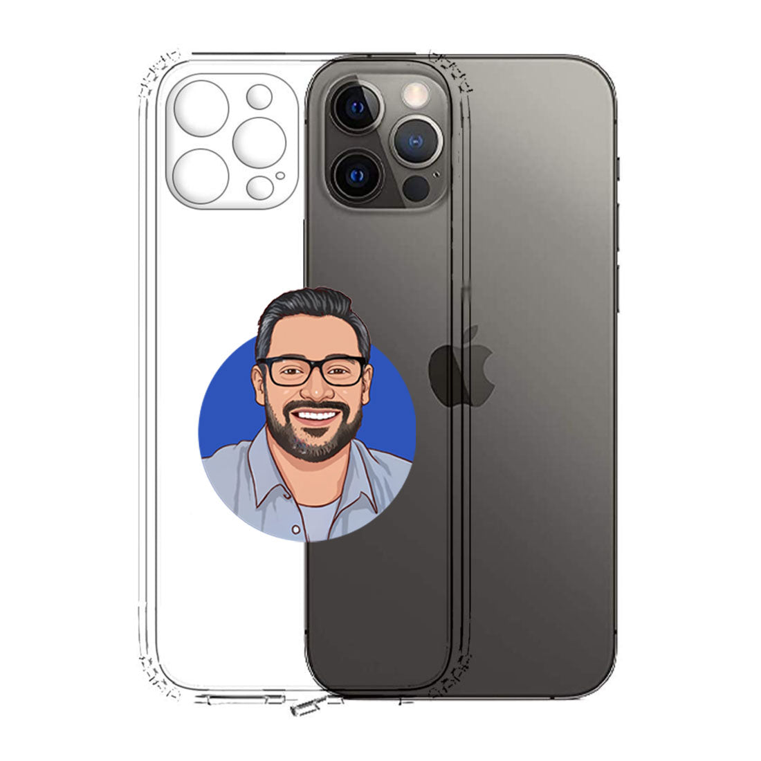 IPhone 11 Back Cover with Photo TPU Flexible Clear Cases
