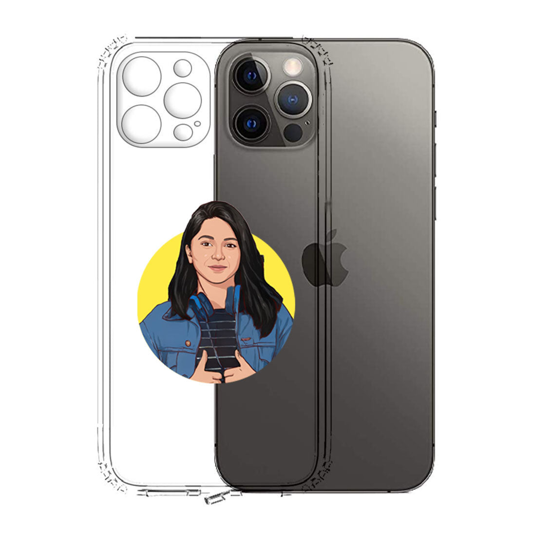 IPhone 11 Back Cover with Photo TPU Flexible Clear Cases