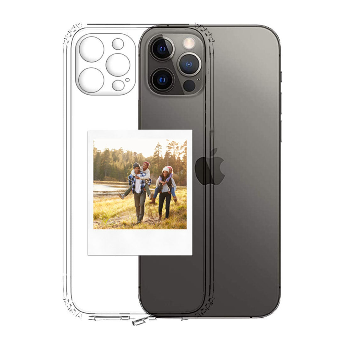 IPhone 11 Transparent Case with Photo Customized Transparent Case with Camera Protection