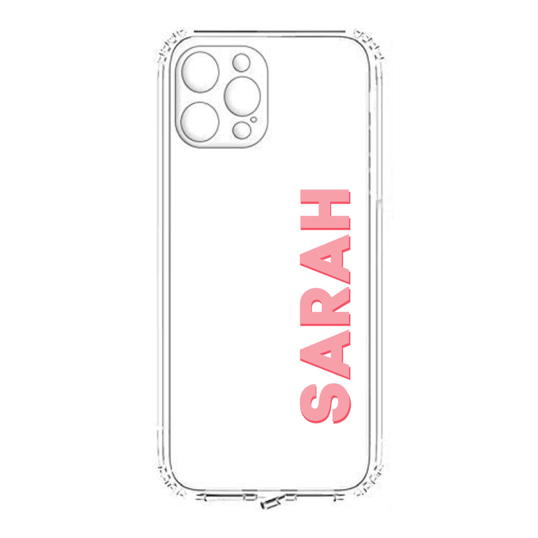 Custom IPhone 11 Clear Case with Name Transparent Cases