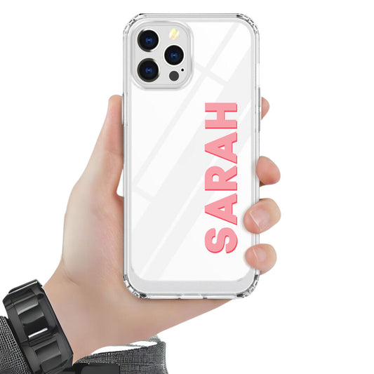 Customized IPhone 11 Pro Case with Camera Protection Transparent Cover with Name