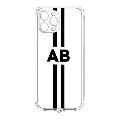 Perosnalized IPhone 11 Pro Max Cases Designer with Initial Flexible Clear Case
