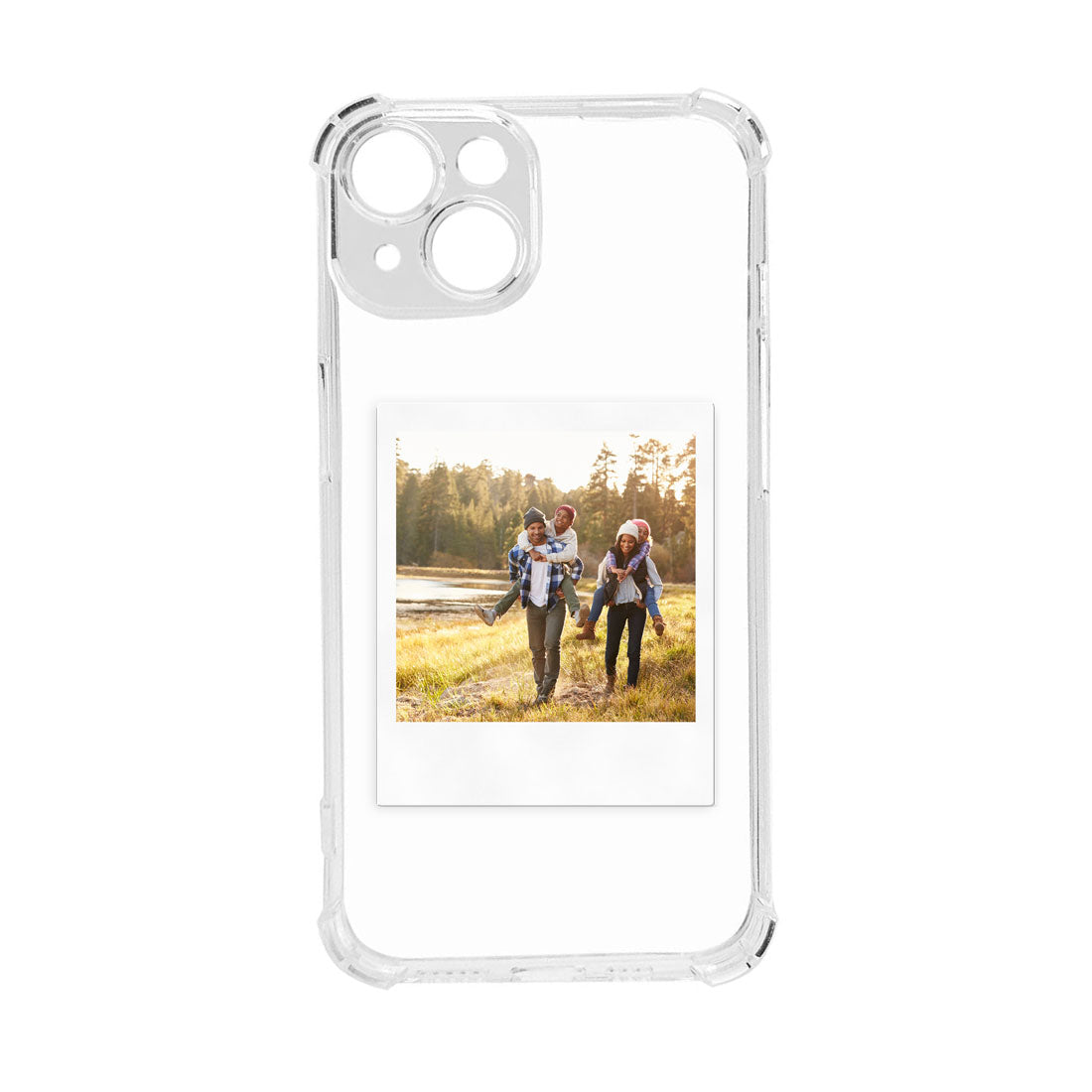 Personalized Back Cover for i Phone 13 with Photo Transparent Case