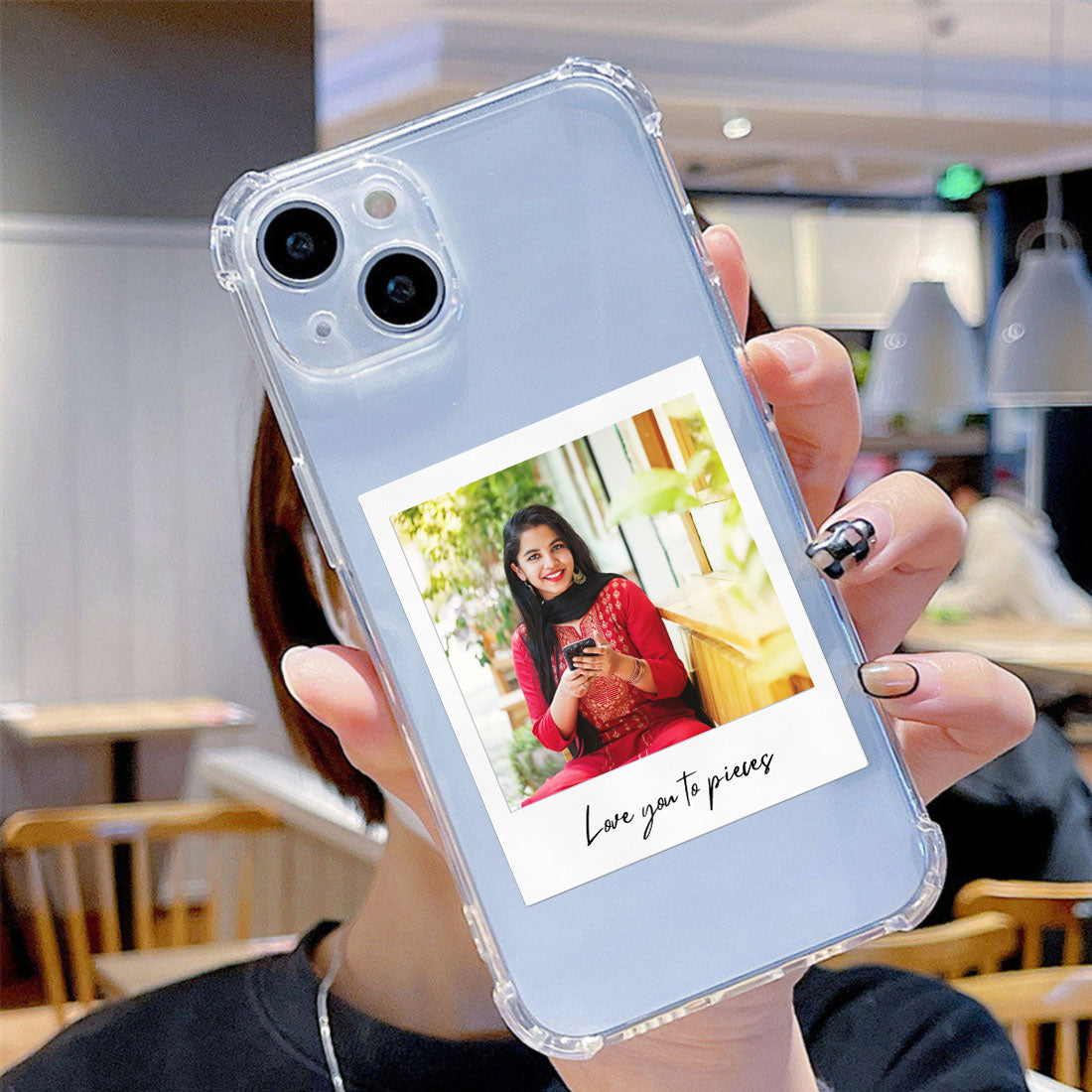 I Phone 13 Clear Cases Customized with Photo Nutcase India