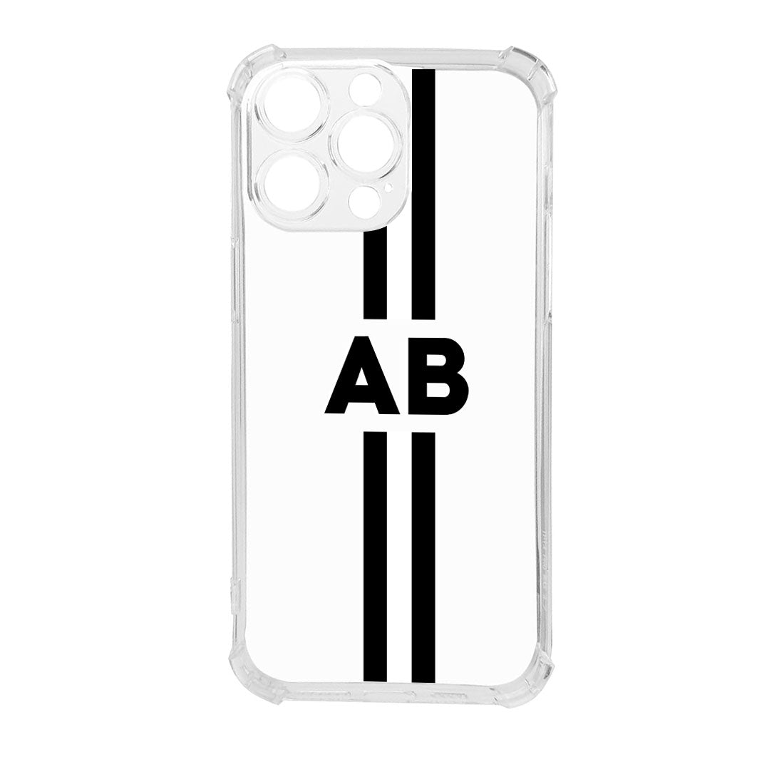 Personalized IPhone 13 Pro Clear Case with Initial Transparent Cases