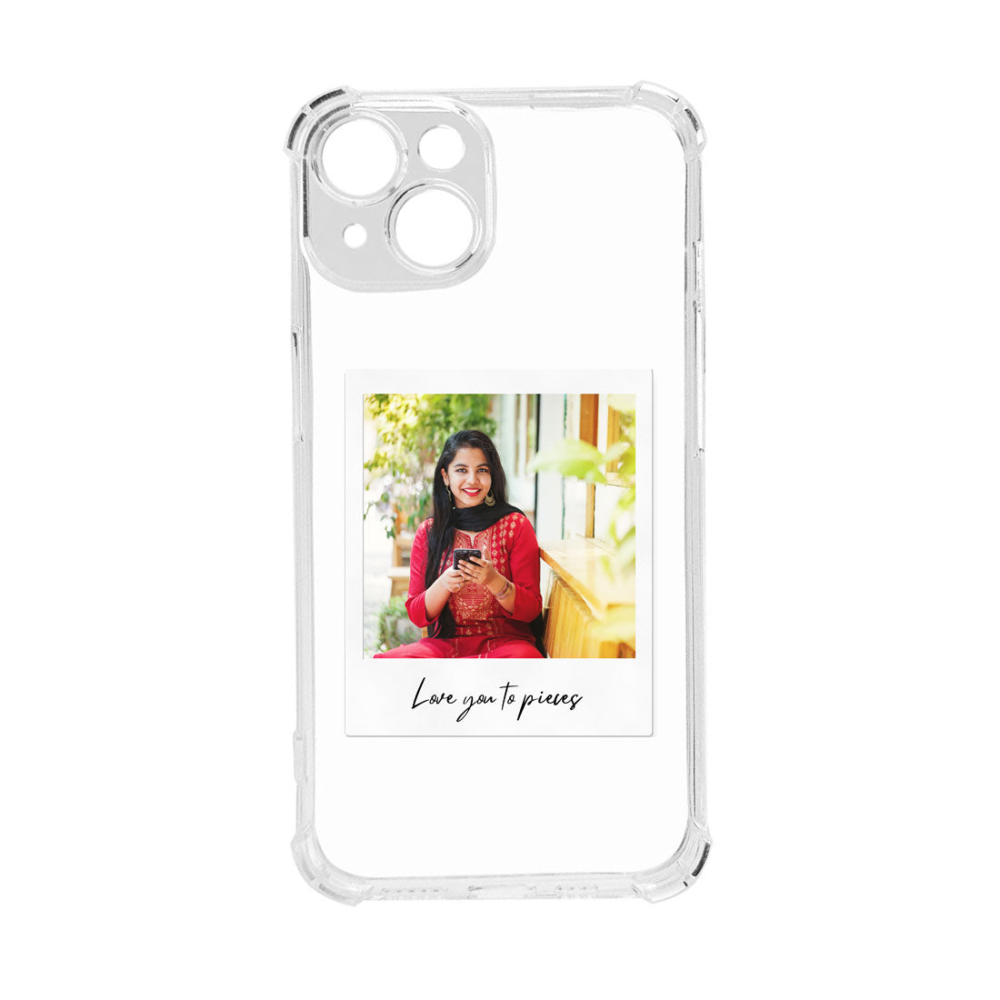 iPhone 14 Back Cover with Camera Protection Custom Photo 