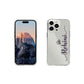 iPhone 14pro Transparent Case - Clear Cover with Custom Name