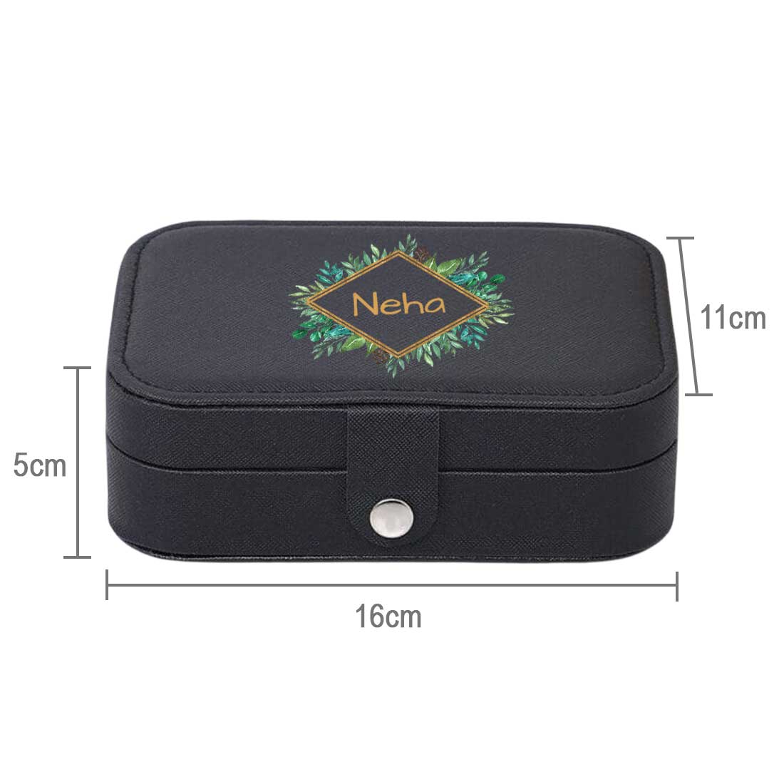 Custom Jewelry Box for Ladies Travel Storage Case for Rings Earrings and Pendants - Tropical
