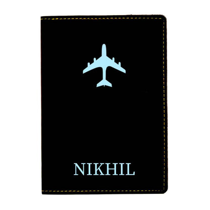 Leather Passport Holder Personalized with Name Cover for Passports