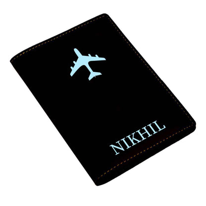 Leather Passport Holder Personalized with Name Cover for Passports