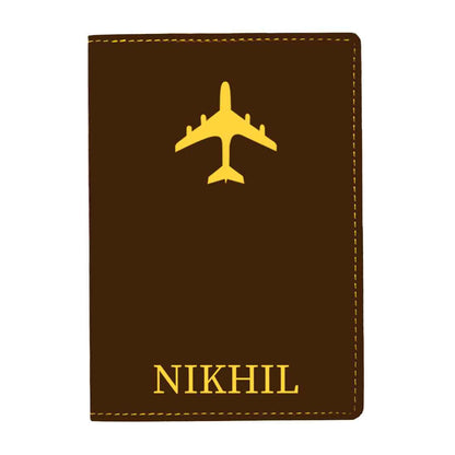 Leather Passport Holder Personalized with Name Cover for Passports