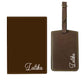 Personalized Passport Holder with Name PU Leather Passport Cover and Luggage Tag Set - ADD NAME
