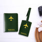 Leather Passport Holder Personalized with Name Cover for Passports - ADD NAME