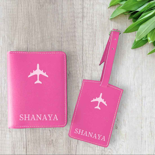Leather Passport Holder Personalized with Name Cover for Passports