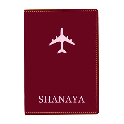 Leather Passport Holder Personalized with Name Cover for Passports