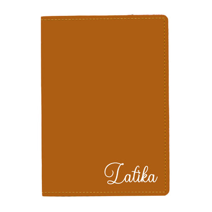 Personalized Passport Holder with Name PU Leather Passport Cover and Luggage Tag Set - ADD NAME