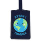 Customized Travel Tag for Kids with Name PU Leather Tags