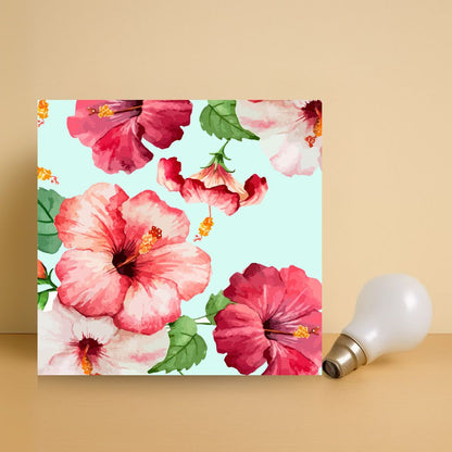 Designer Floral Wall Lamp - Hibiscus