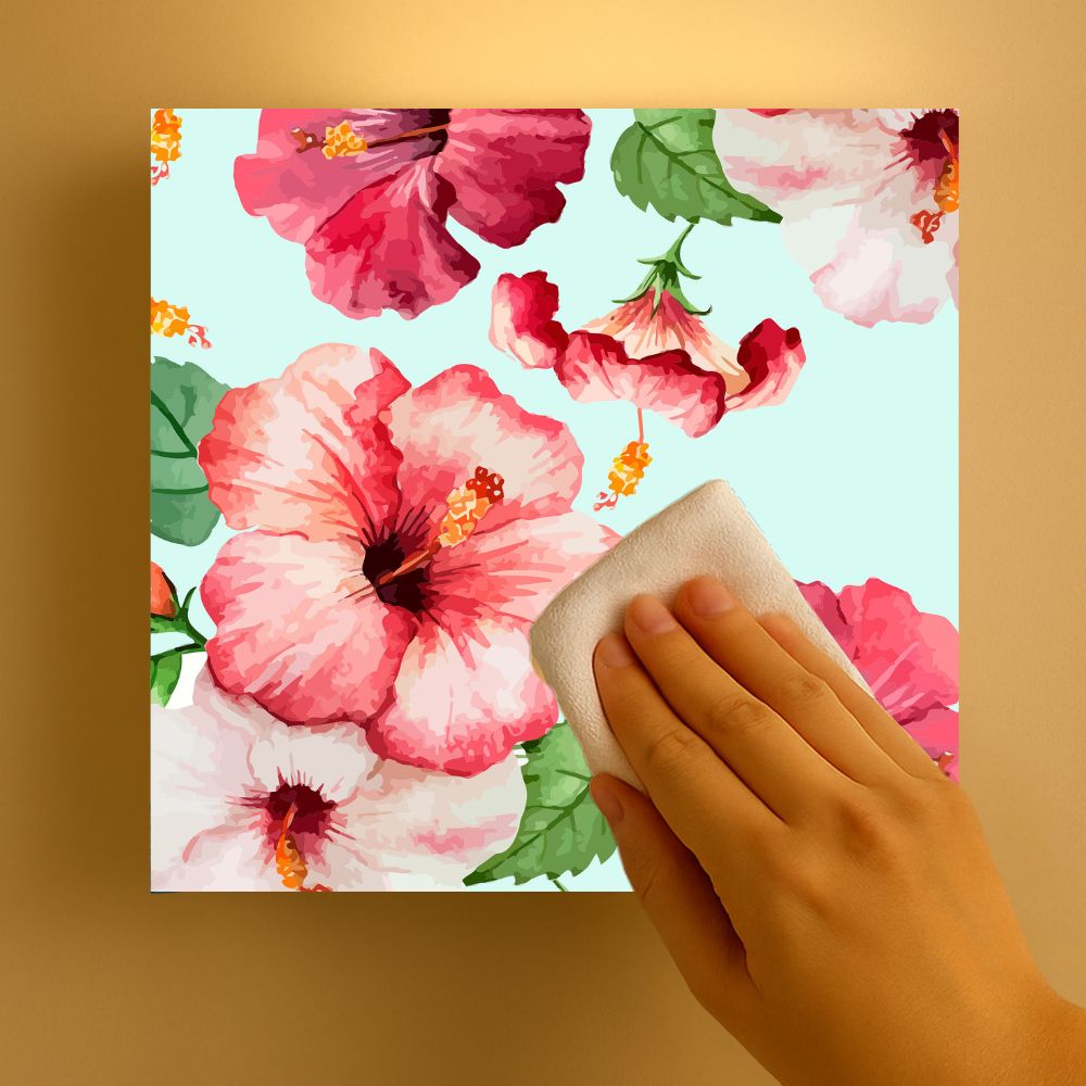 Designer Floral Wall Lamp - Hibiscus