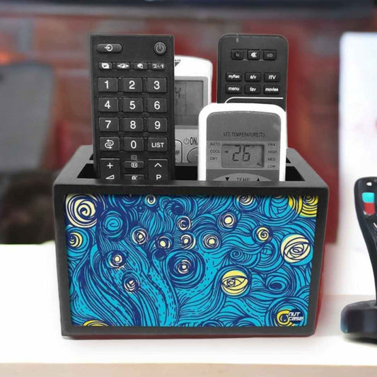 RemoteControl Holder for Table For TV / AC Remotes -  Peacock Fether