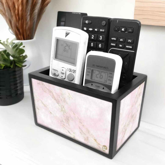 Beautiful Remote Control Holder For TV / AC Remotes -  Marble Pink