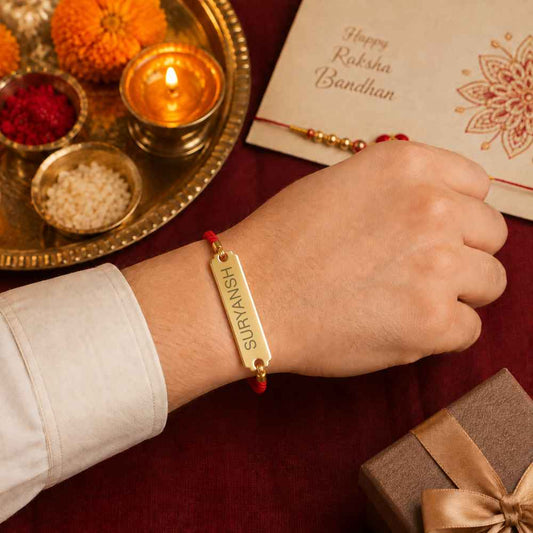 Personalised Name Rakhis For Raksha Bandhan Engrave Your Brother Name Acrylic Rakhi