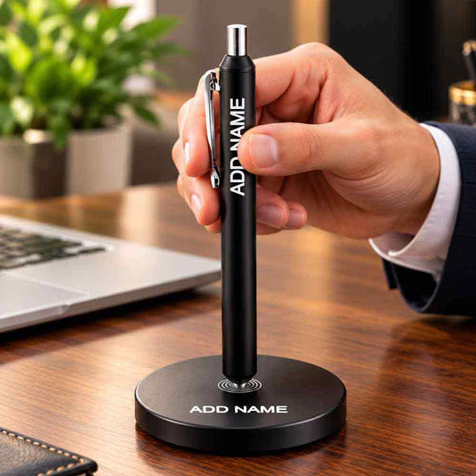 Personalised Mangetic Levitating Pen for Office Home Desk Engraved Name