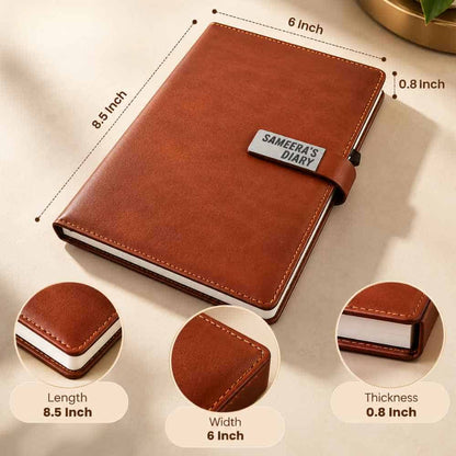 Personalized Diary with Pen Engraving Name Notebook Set - Corporate Gift