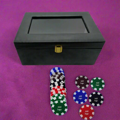 Customized Gambling Chips with Logo Poker Chips - ADD LOGO