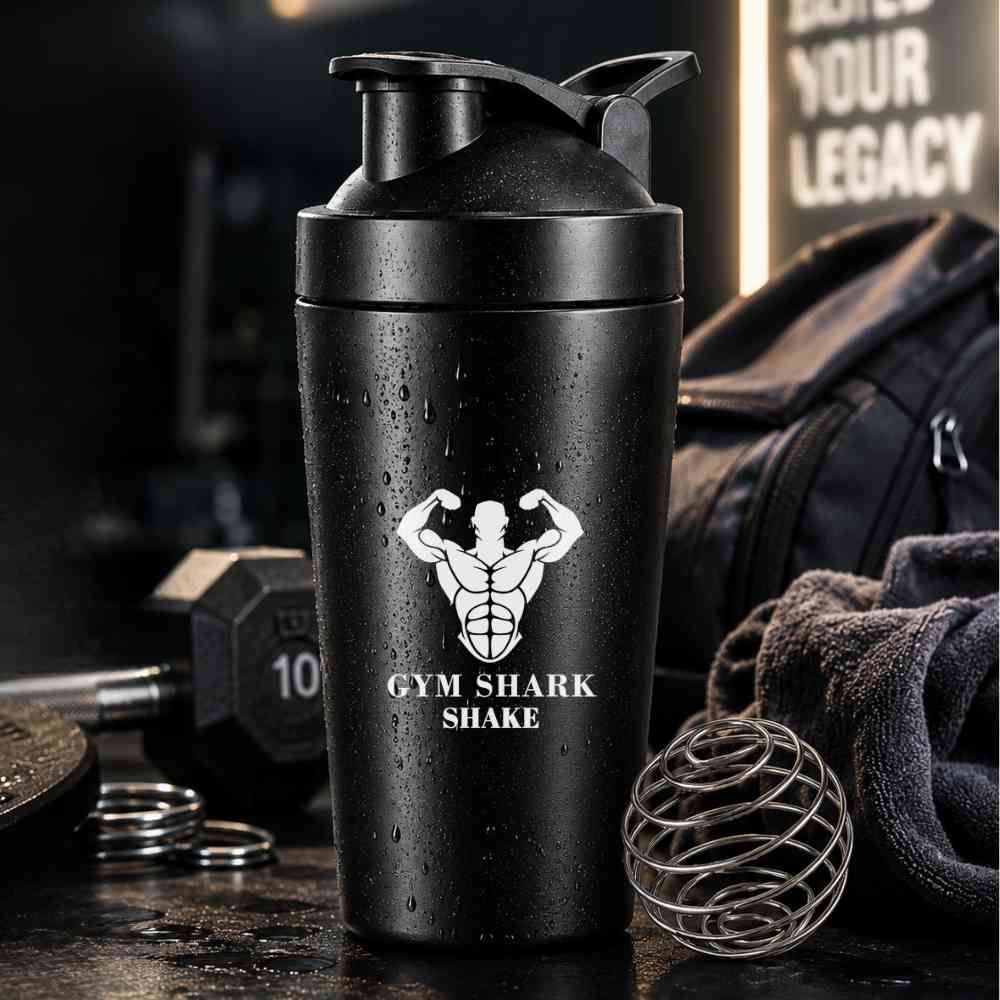 Personalized Protein Shaker for Gym Workout Custom Shake Mixer with Whisk Ball