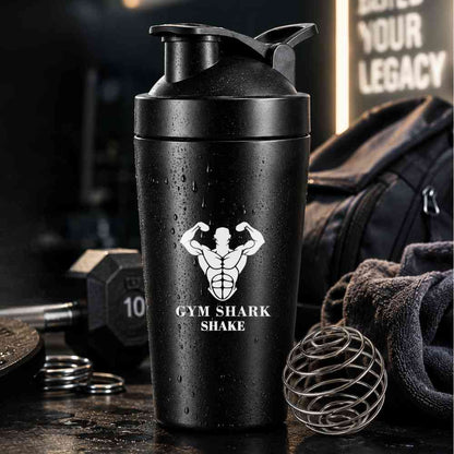Personalized Protein Shaker for Gym Workout Custom Shake Mixer with Whisk Ball