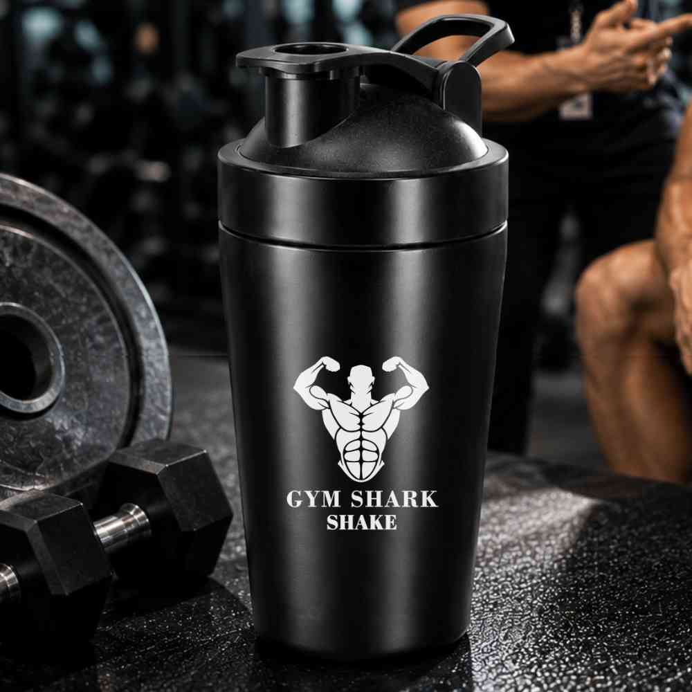 Personalized Protein Shaker for Gym Workout Custom Shake Mixer with Whisk Ball