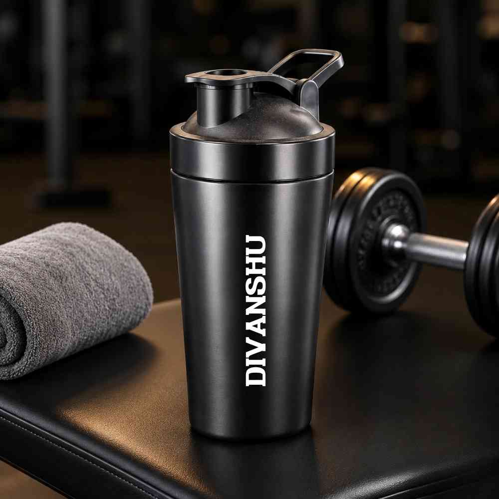 Customized Protein Shaker Bottle for Workouts Custom Gym Sipper with Whisk Ball