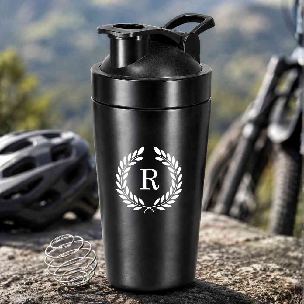 Custom Shaker Bottle for Protein Mixer Sippers Gym Workouts with Whisk Ball