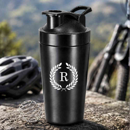 Custom Shaker Bottle for Protein Mixer Sippers Gym Workouts with Whisk Ball